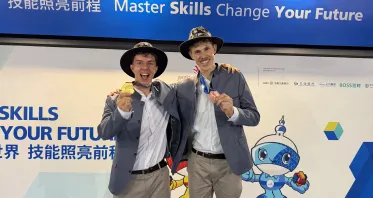 Liam Fiechter (oro) und Jonas Wenter (bronzo)